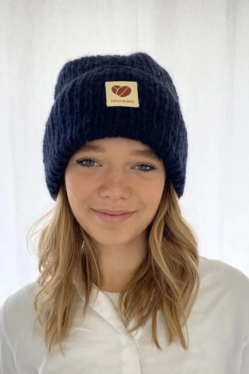 Hue | Coffee Beanies Sky beanie, dark blue