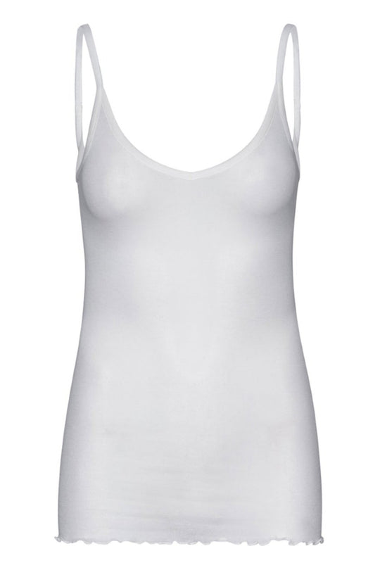 Seamless Basic | Top | Cotton Spaghetti, off-white