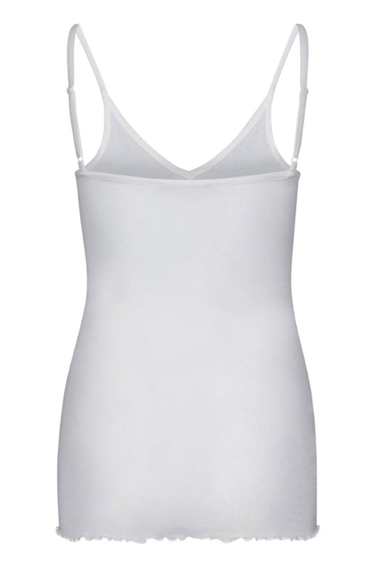 Seamless Basic | Top | Cotton Spaghetti, off-white
