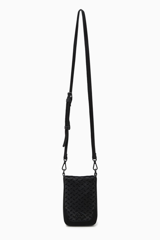 Lala Berlin | Crossbody | Milwa grainy vegan leather, black