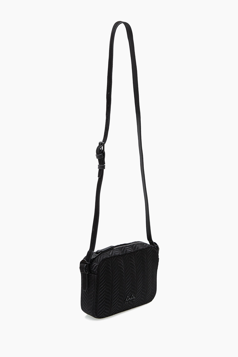 Lala Berlin | Crossbody| Magna vegan, suede black