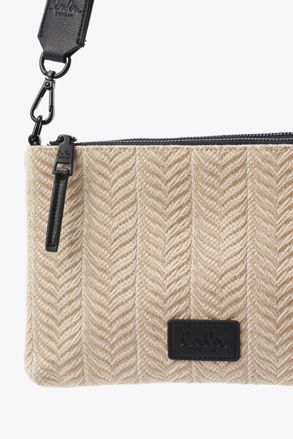 Lala Berlin | Crossbody | Pouch Marte, chevron creme brulee