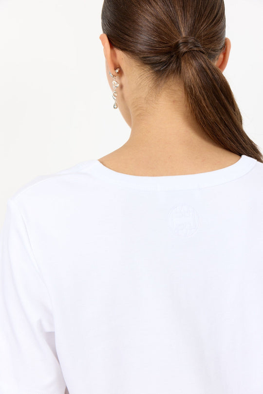 Leveté Room Paloma 2 T-shirt – klassisk T-shirt med V-hals og korte ærmer.