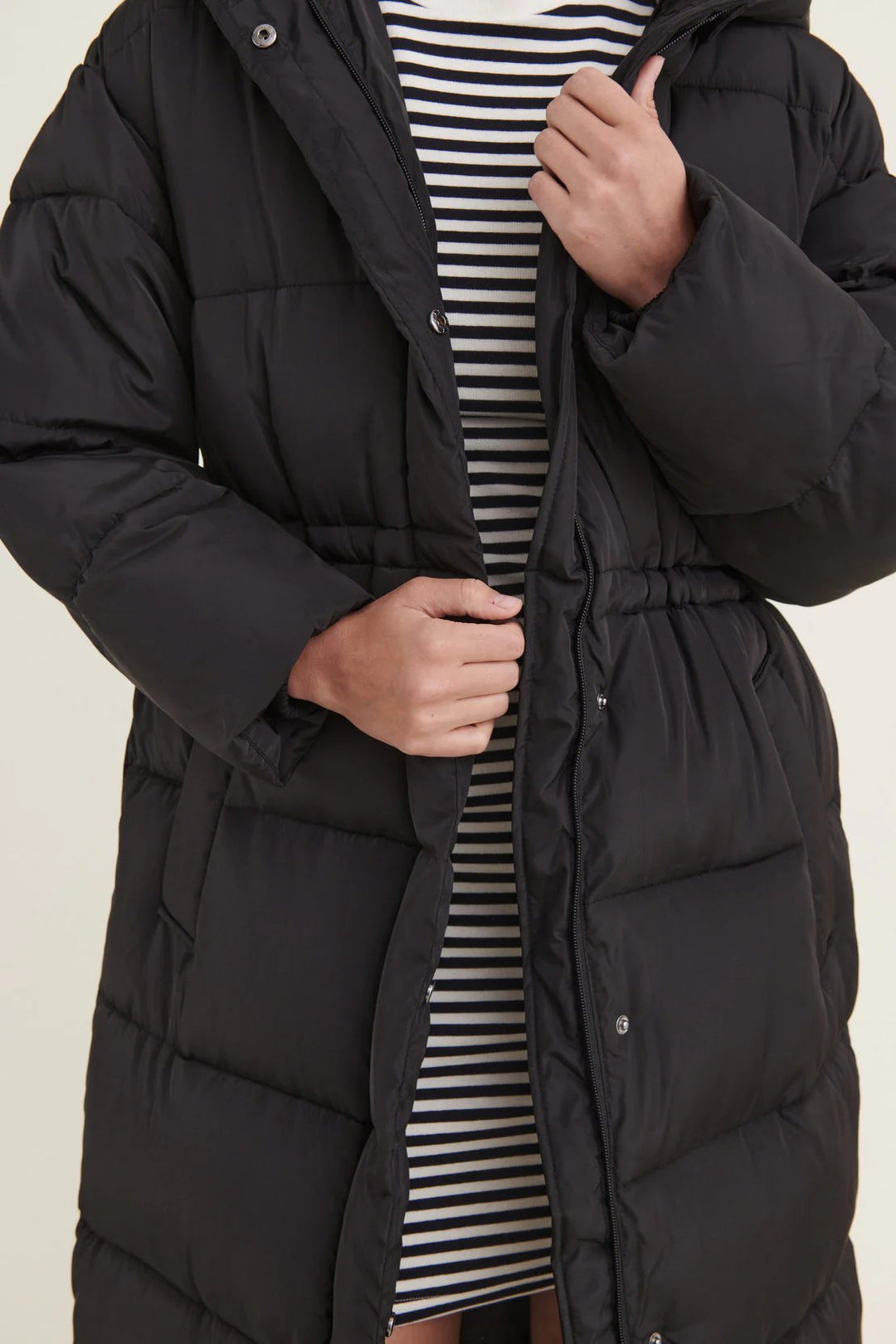 Frakke | Basic Apparel Dagmar coat, black