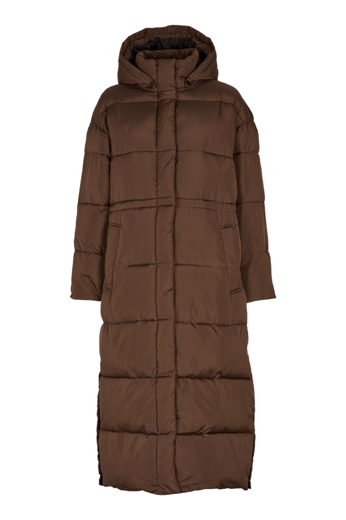 Frakke | Basic Apparel Dagmar coat, chocolate