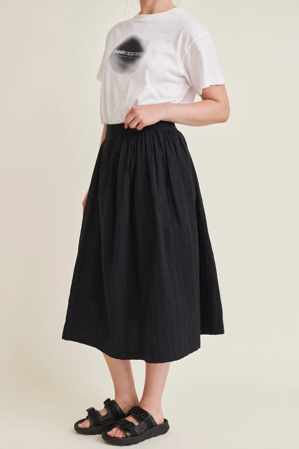 Basic Apparel | Nederdel | Drude Skirt, black