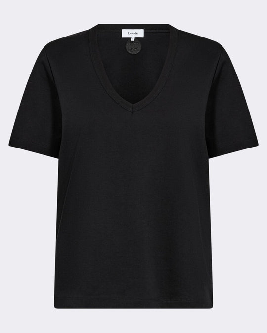 Leveté Room Paloma 2 T-shirt – klassisk T-shirt med V-hals og korte ærmer.