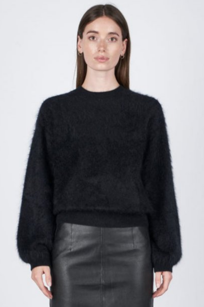 O'TAY | Striktrøje | Fabiana Blouse, black