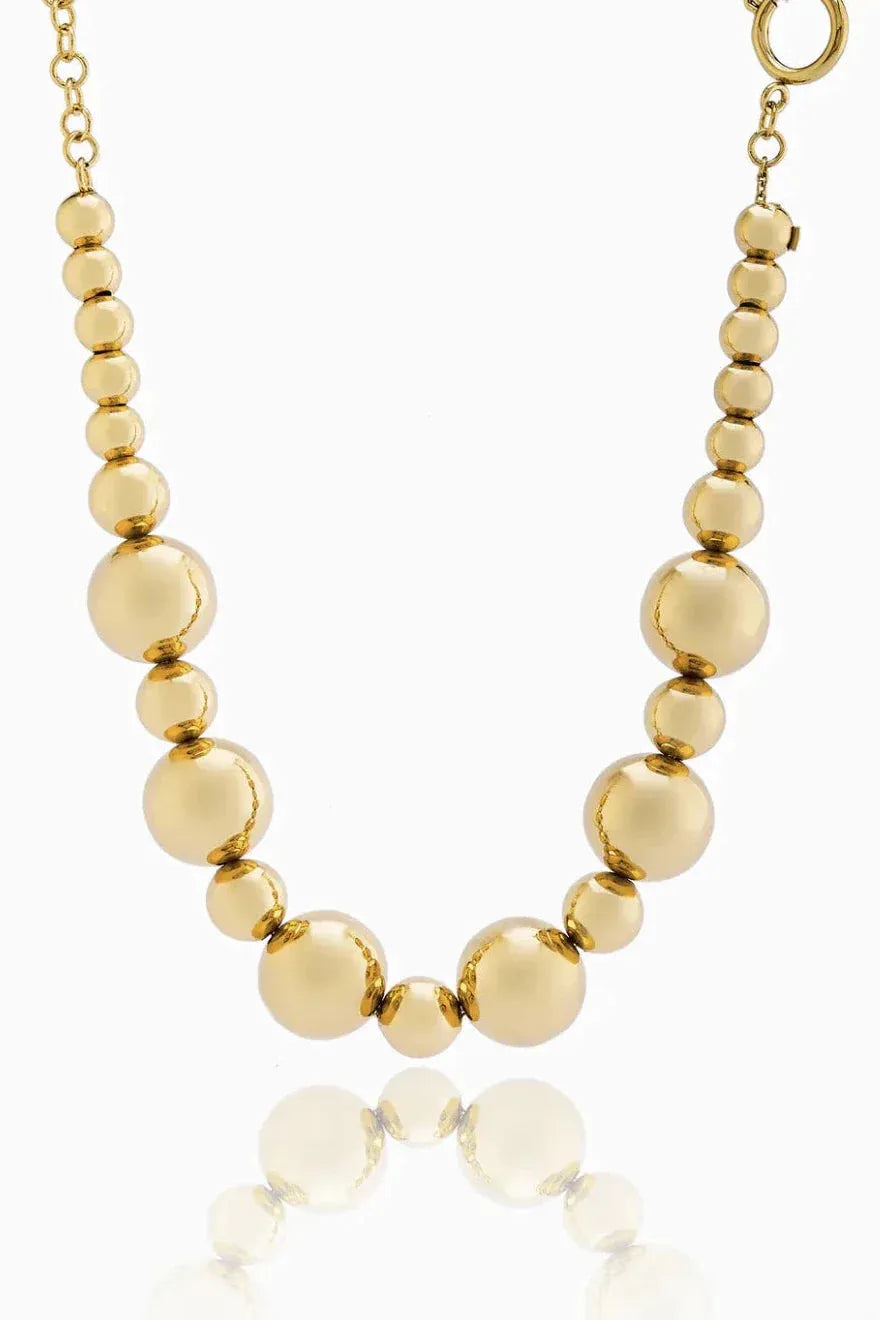 Halskæde | FEDERICA TOSI Lace Allison, forgyldt med 18 karat guld