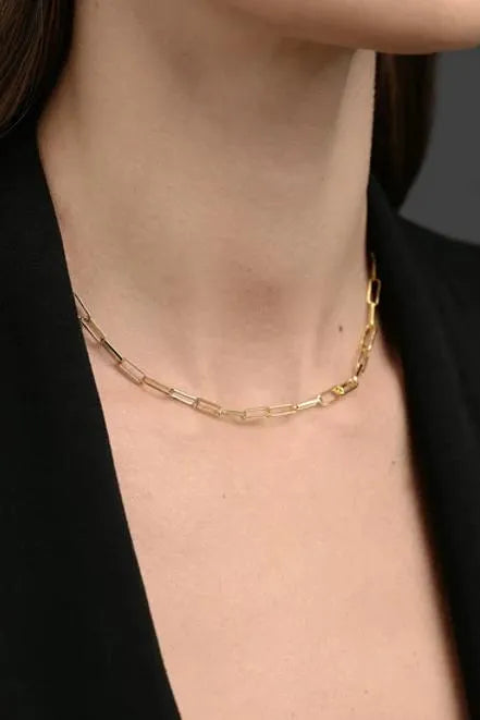 Halskæde | Federica Tosi Lace Karen Mini, 18 karat forgyldt 800 sølv 