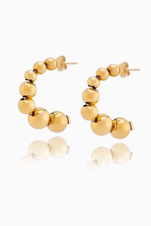 Federica Tosi | Øreringe | Earrings Allison, 18 kt guldbelagt messing