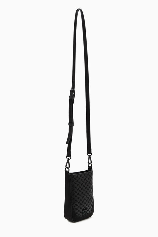Lala Berlin | Crossbody | Milwa grainy vegan leather, black