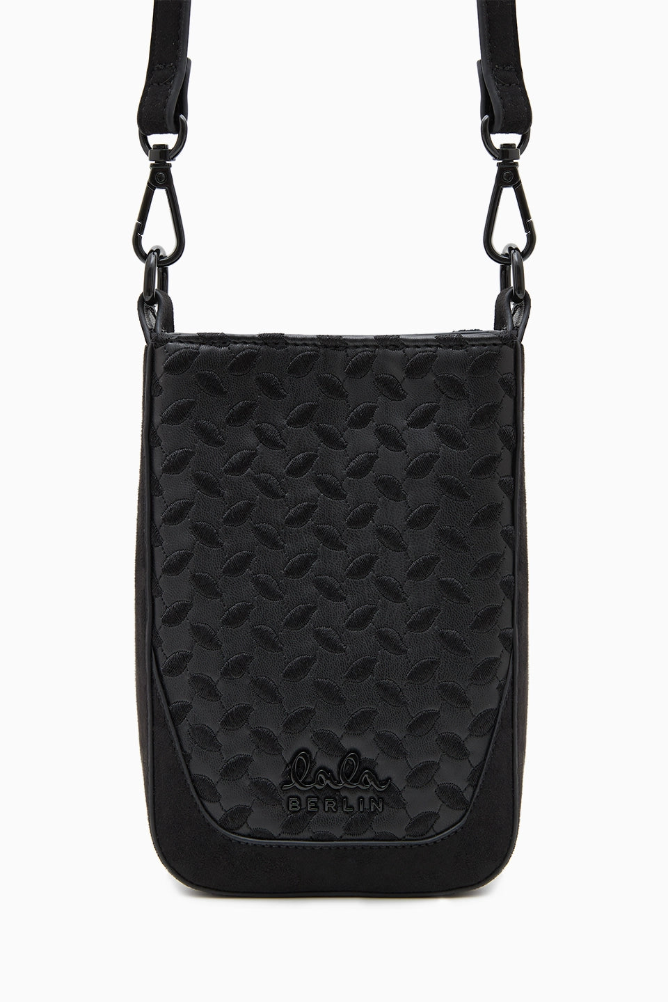 Lala Berlin | Crossbody | Milwa grainy vegan leather, black