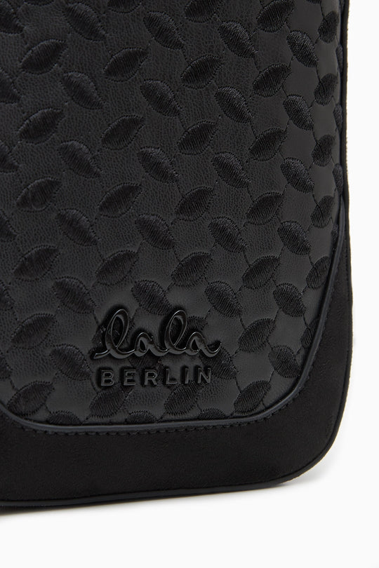 Lala Berlin | Crossbody | Milwa grainy vegan leather, black
