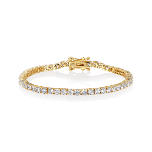 Alura | Armbånd | Grace 08, 18K guldbelagt 925 sterlingsølv