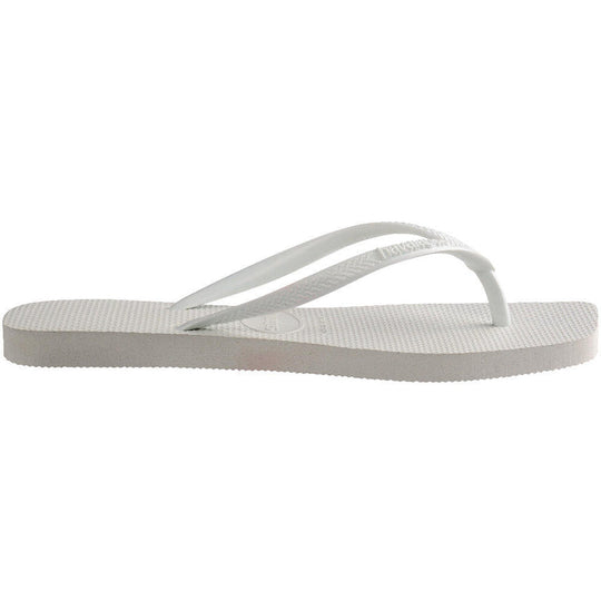 Havaianas Slim Square sandal white – klipklapper med firkantet snude og flad sål.