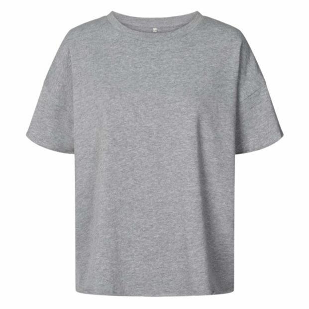 Rabens Saloner | T-shirt | Margot, grey melange