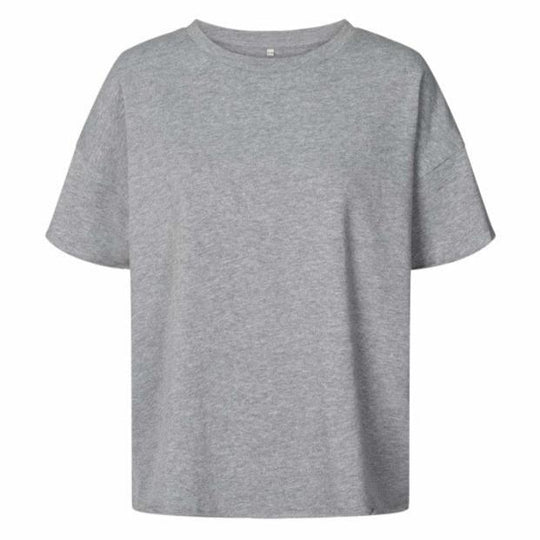 Rabens Saloner | T-shirt | Margot, grey melange