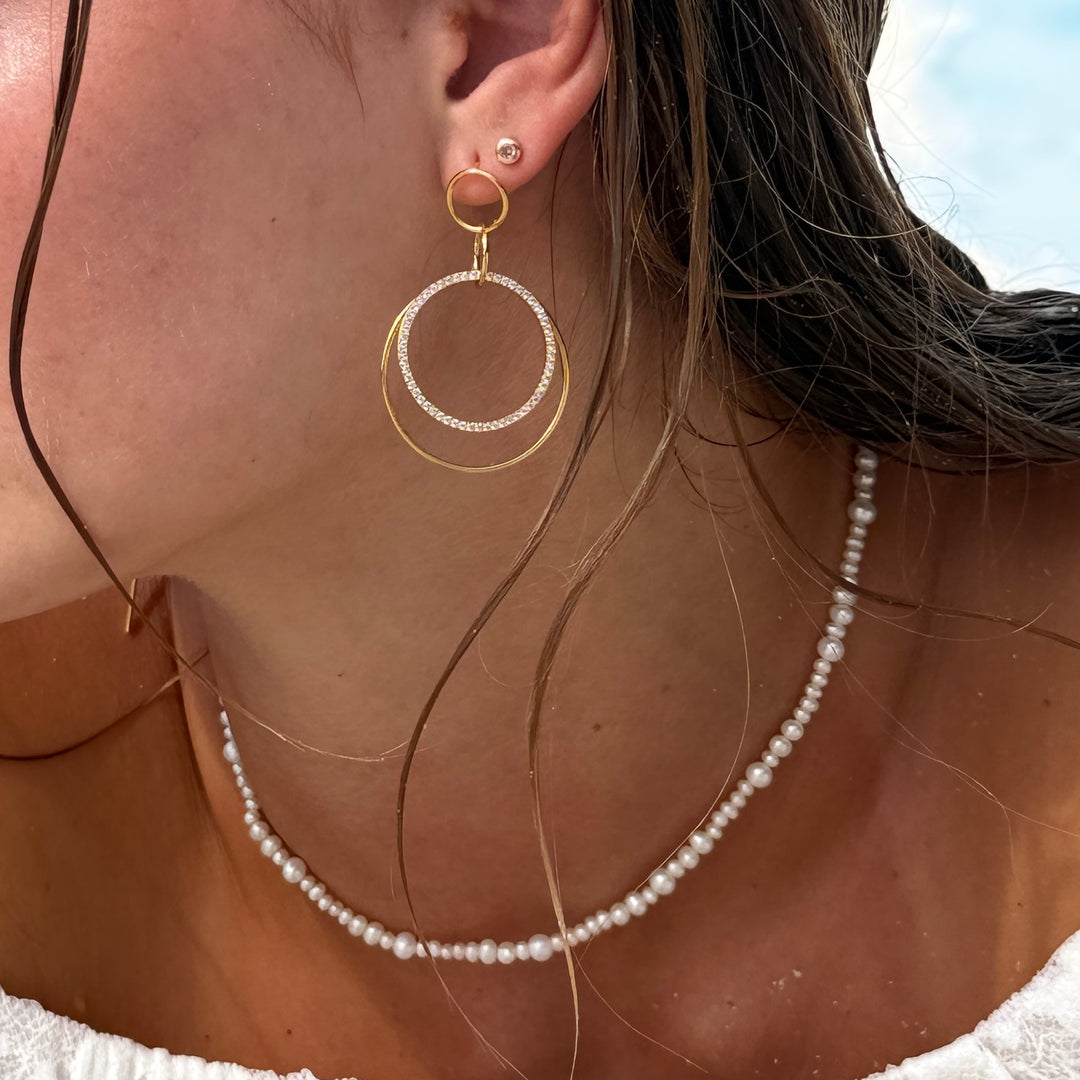 Alura Grace Earstud 34 ørestikker med zirkonia.