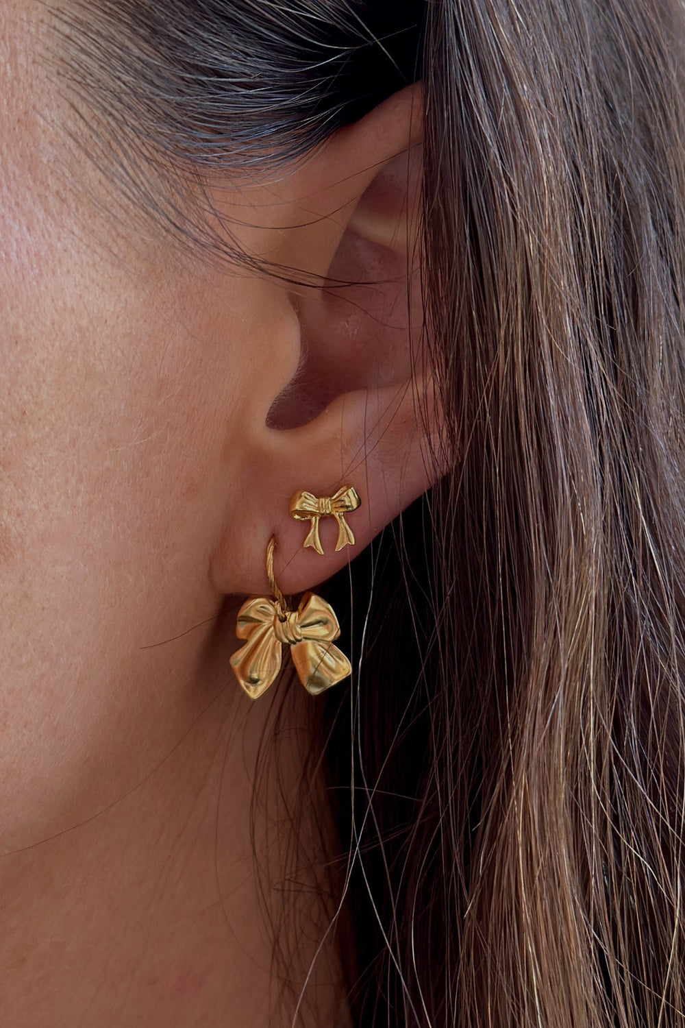 Pico | Øreringe | Ruban Earrings, guldbelagt