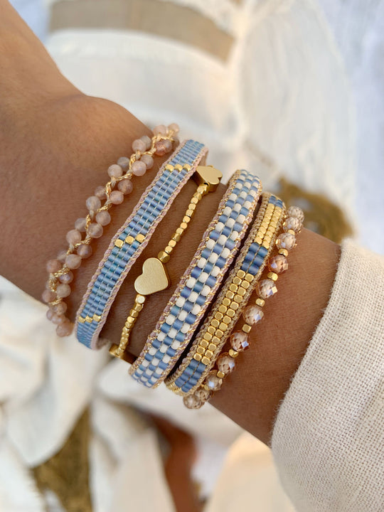 IBU Jewels | Armbånd | Slide, sky blue