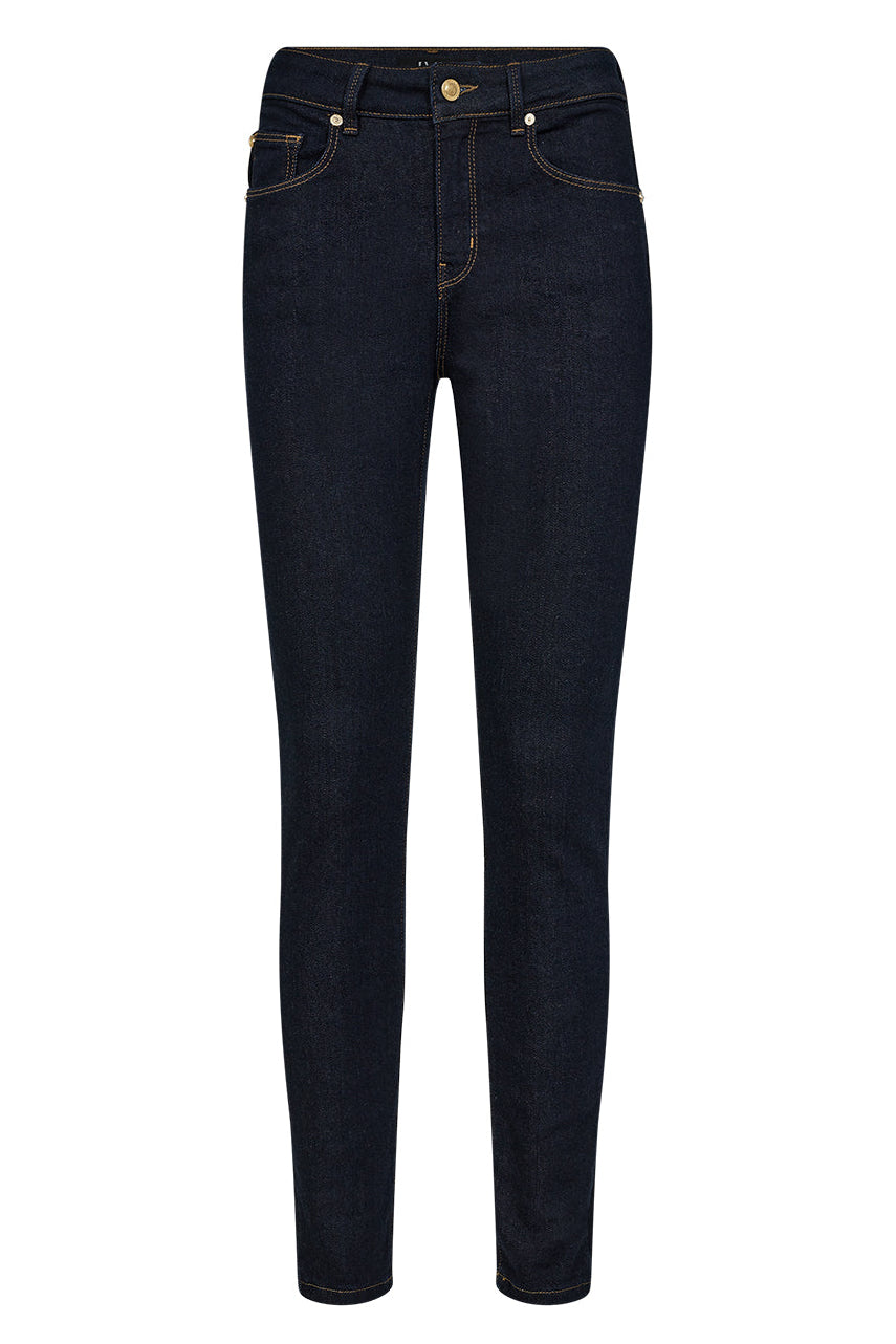 IVY-Alexa Cropped Jeans i Wash Rinse Vicky denim med skinny fit og mellemhøj talje.