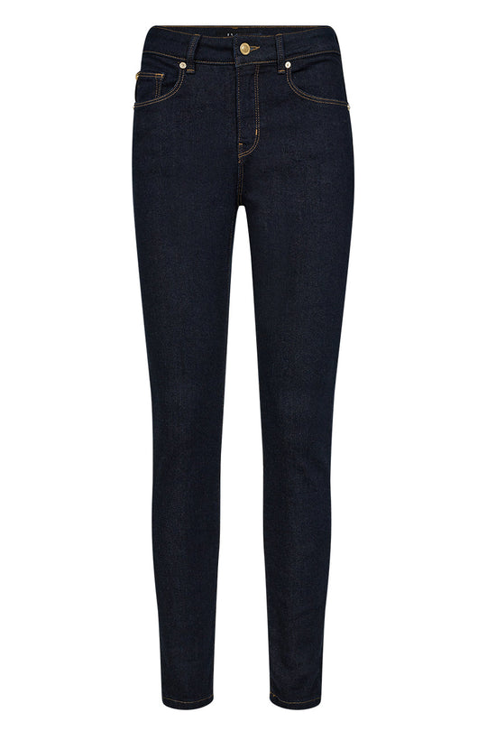 IVY-Alexa Cropped Jeans i Wash Rinse Vicky denim med skinny fit og mellemhøj talje.