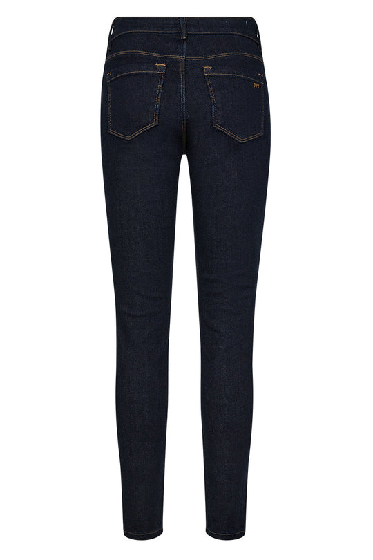 IVY-Alexa Cropped Jeans i Wash Rinse Vicky denim med skinny fit og mellemhøj talje.