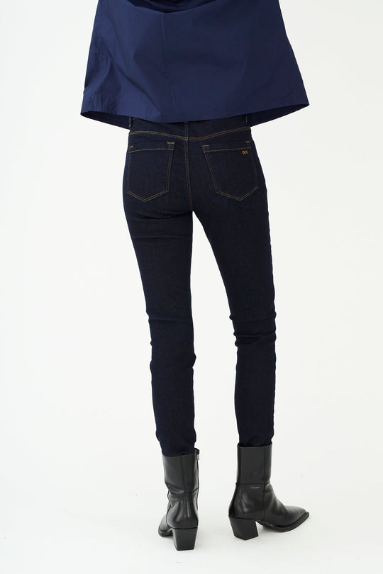 IVY Copenhagen | Jeans | Alexa Cropped Wash Rinse Vicky, denim blue
