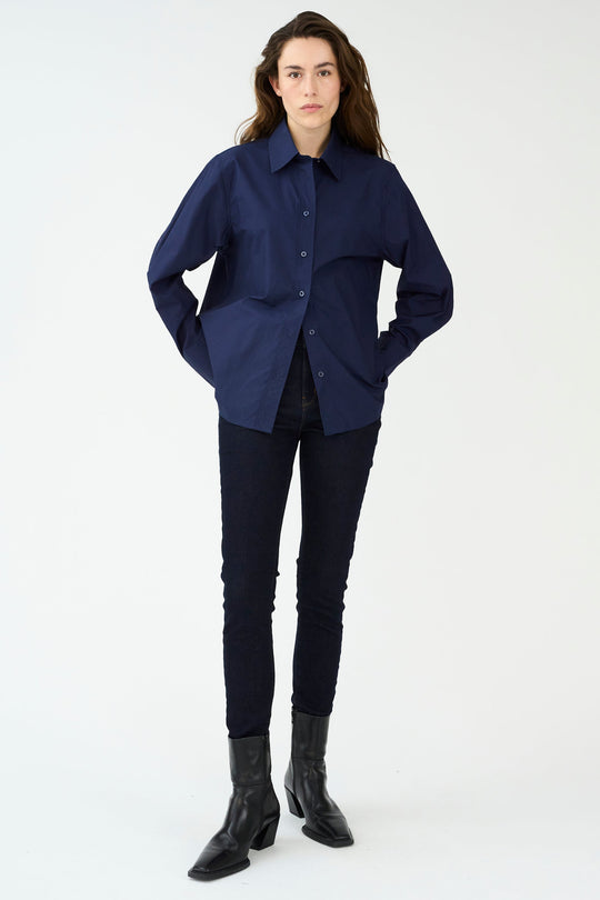 IVY-Alexa Cropped Jeans i Wash Rinse Vicky denim med skinny fit og mellemhøj talje.