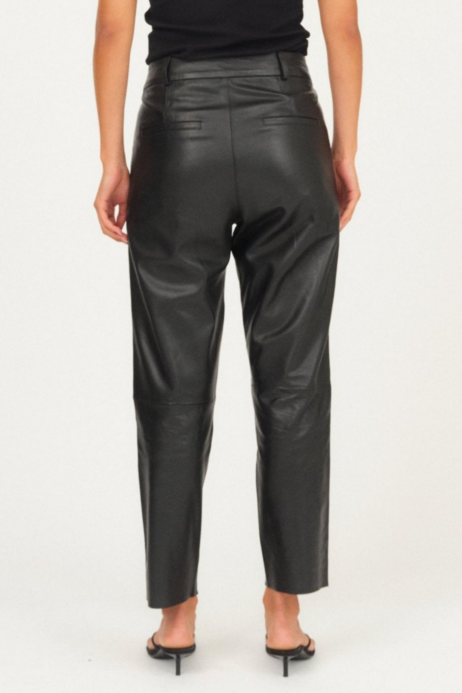 Læderbukser | IVY Copenhagen Ali Kylie Leather Pant, black