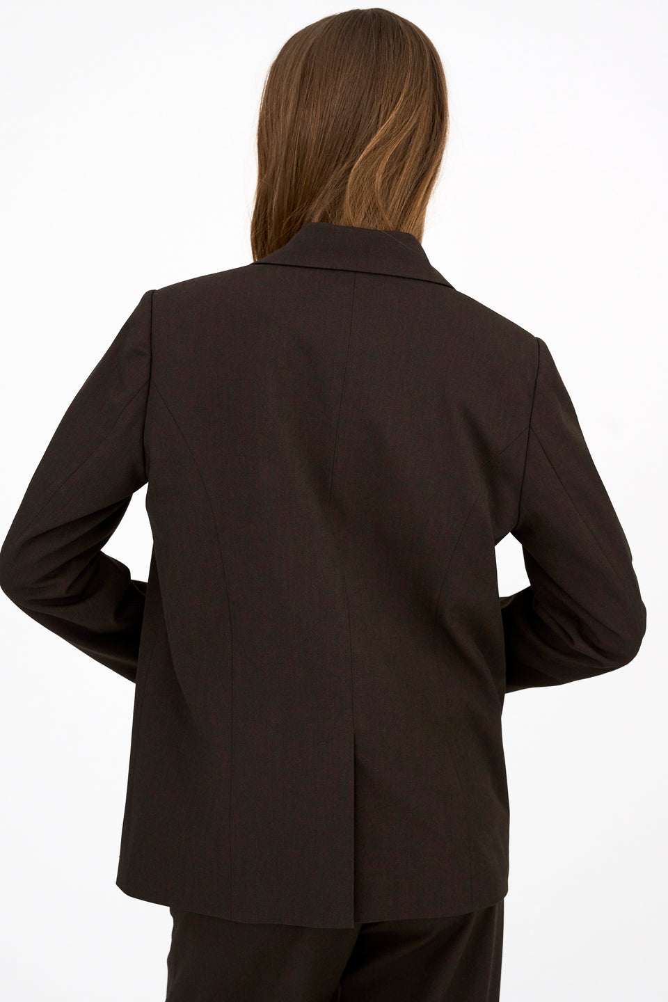 IVY Copenhagen Andrea Essential Blazer i espresso brown.