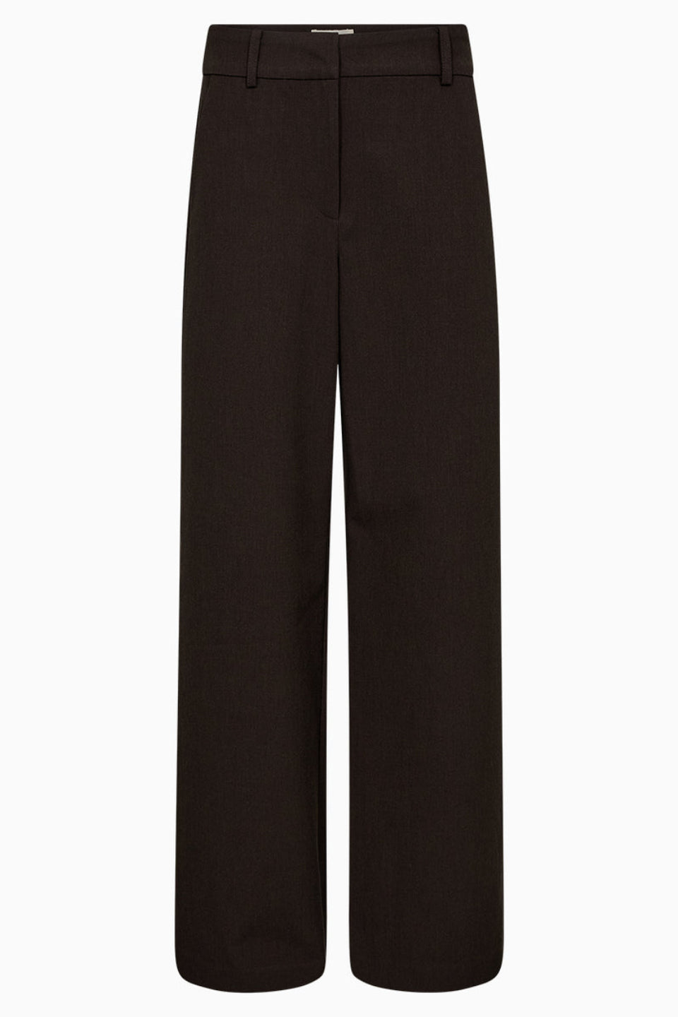 IVY Copenhagen Andrea Wide Pant i espresso brown med vide ben.