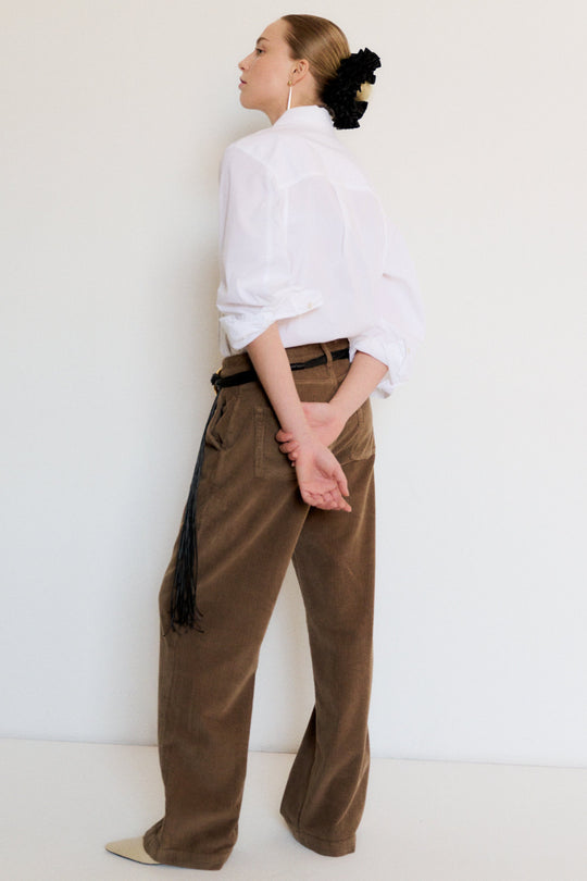 IVY Copenhagen | Jeans | Augusta French Jeans Exclusive Cord, brown