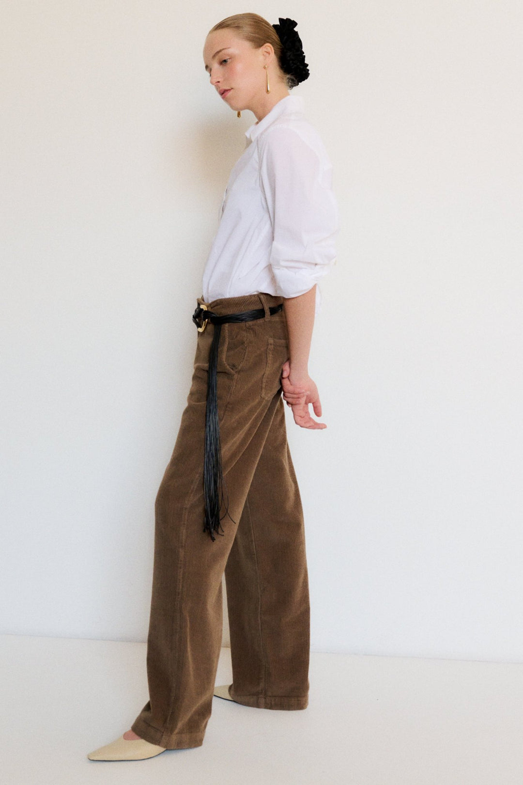 IVY Copenhagen | Jeans | Augusta French Jeans Exclusive Cord, brown