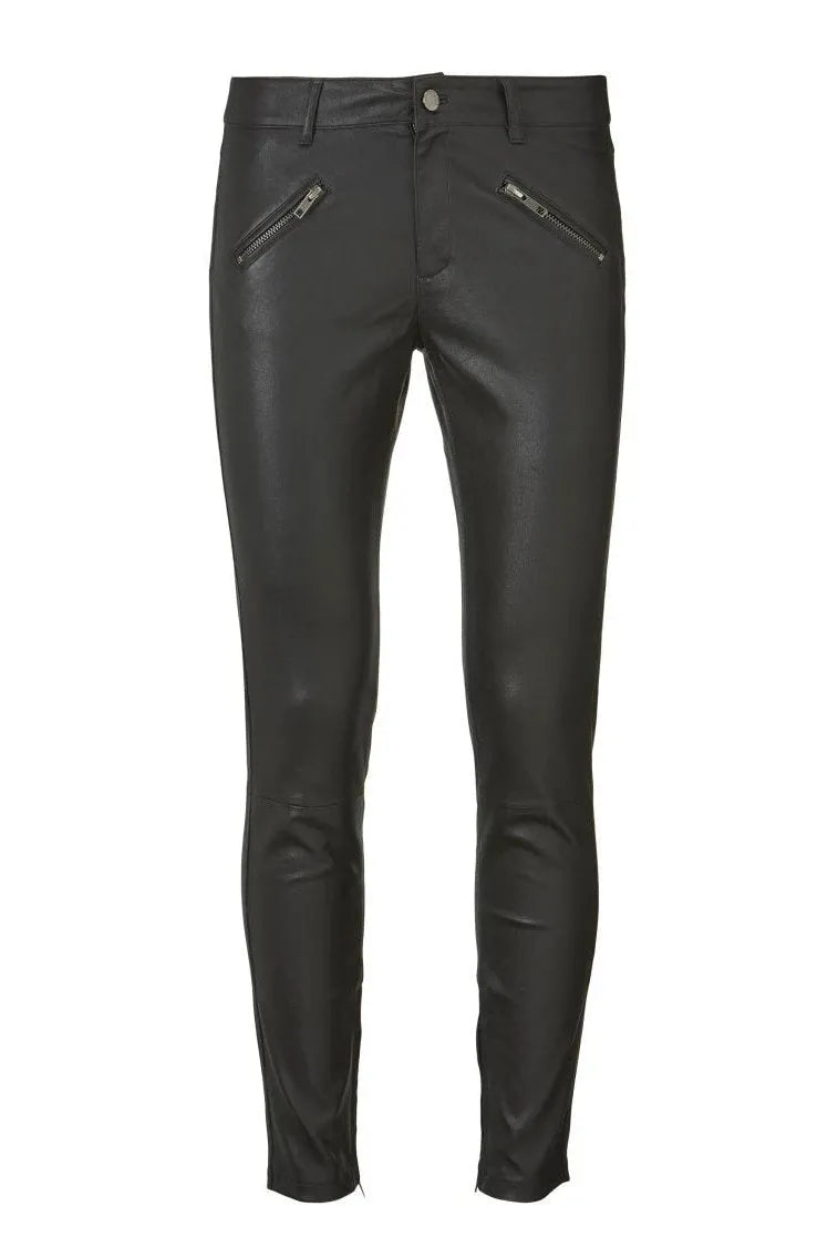 Læderbukser | IVY Copenhagen Taylor Leather Pant, black
