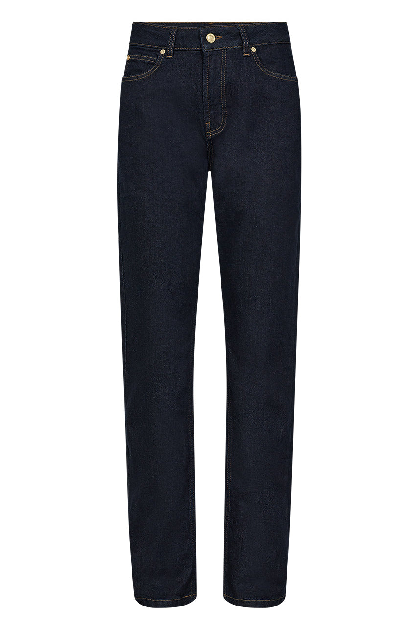 IVY-Lulu jeans i dark rinse wash med høj talje og lige ben.