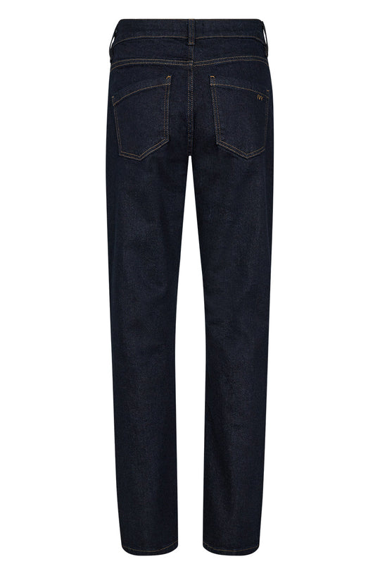 IVY-Lulu jeans i dark rinse wash med høj talje og lige ben.