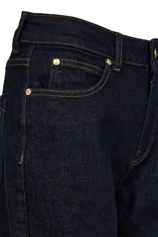 IVY-Lulu jeans i dark rinse wash med høj talje og lige ben.