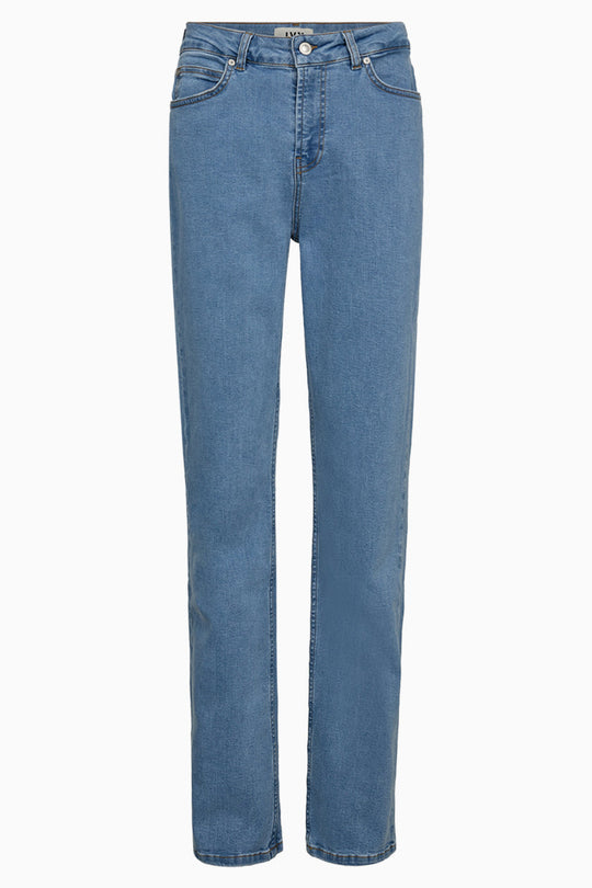 IVY Copenhagen Lulu Jeans i wash westminster – højtaljede jeans med lige ben og stretch.