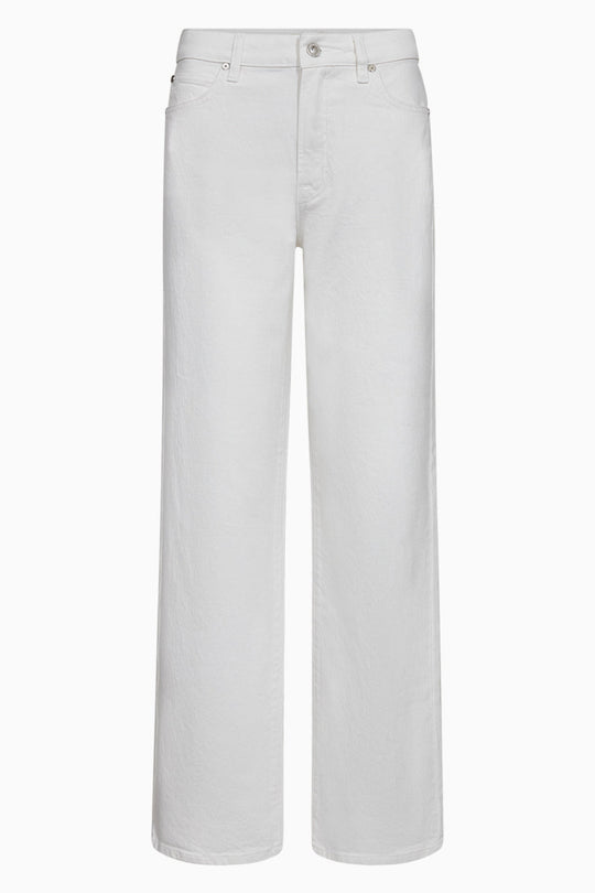 IVY Copenhagen Mia jeans i optical white med høj talje, straight leg og klassisk denimdesign.