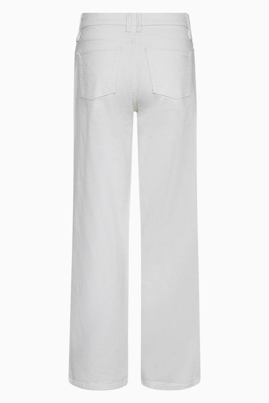 IVY Copenhagen Mia jeans i optical white med høj talje, straight leg og klassisk denimdesign.