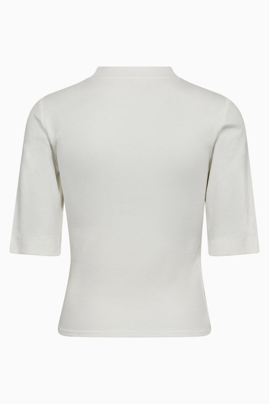 IVY Copenhagen Suzy ribbet T-shirt med slim fit og “Copenhagen” brodering.
