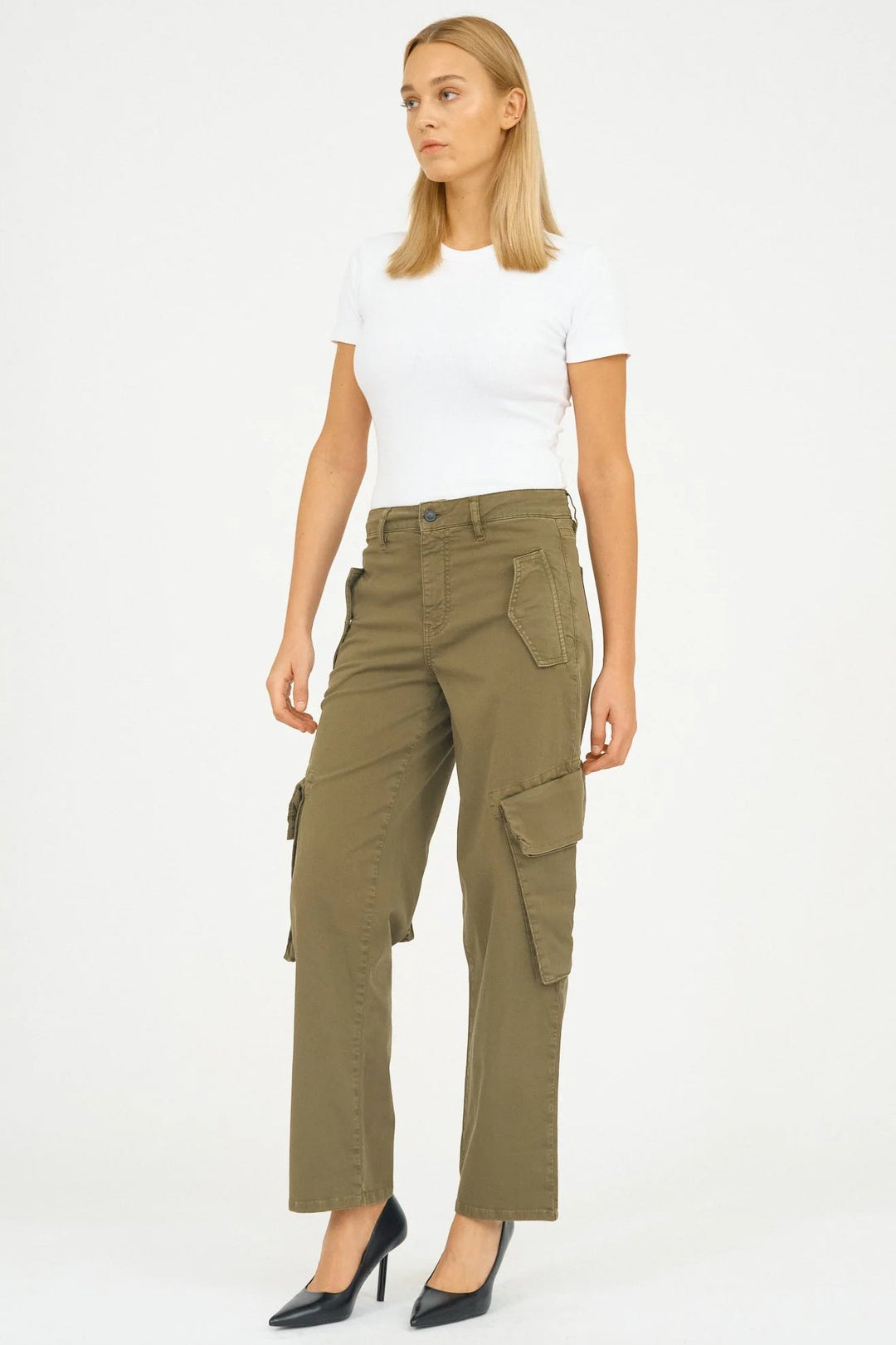 IVY Copenhagen | Cargobukser | Uta Pocket Pant Army Green