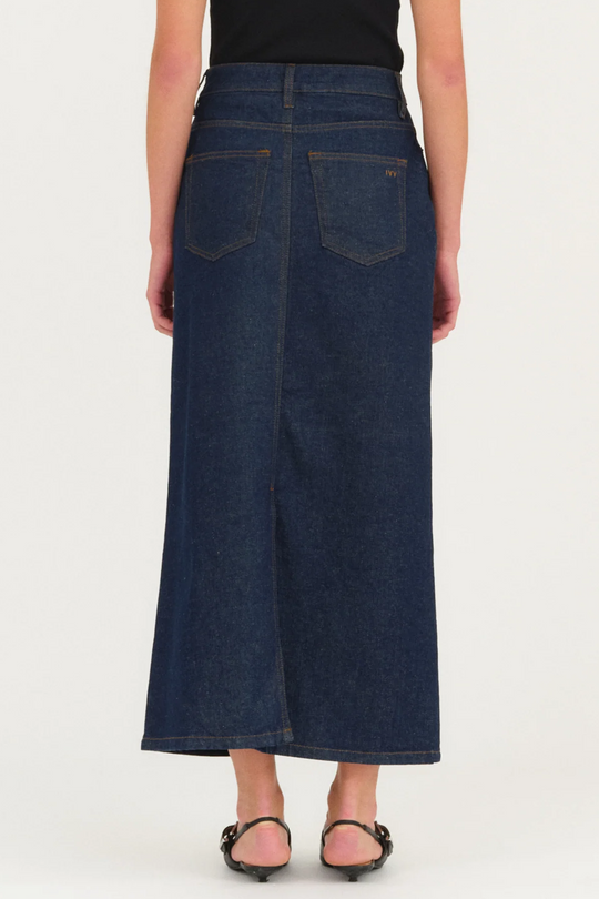 Nederdel | IVY Copenhagen Zoe Maxi skirt, denim blue