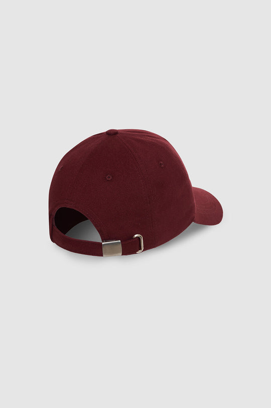 Anine Bing Jeremy Baseball Collegiate Cap i fig med broderet collegiate-logo.