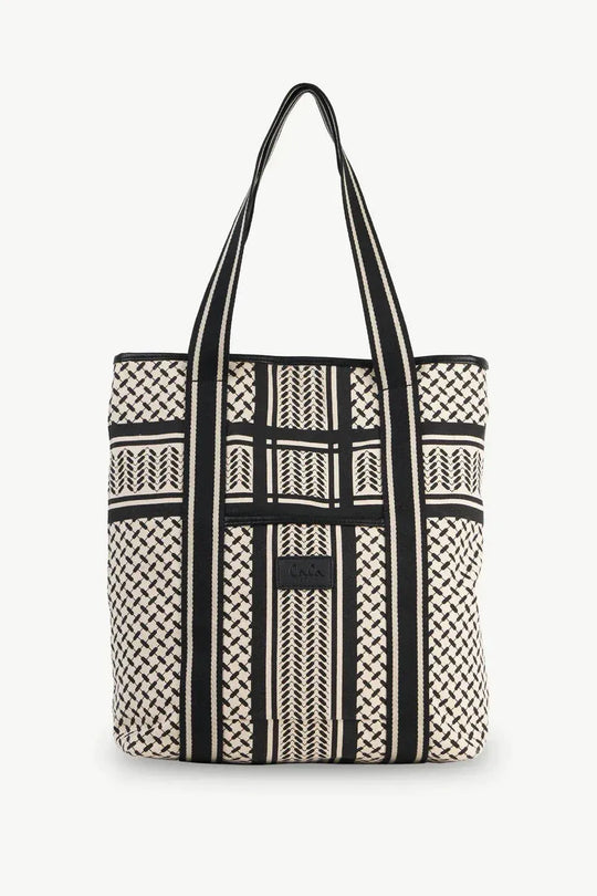 Tote bag | LALA BERLIN Carmela 2.0, heritage stripe black