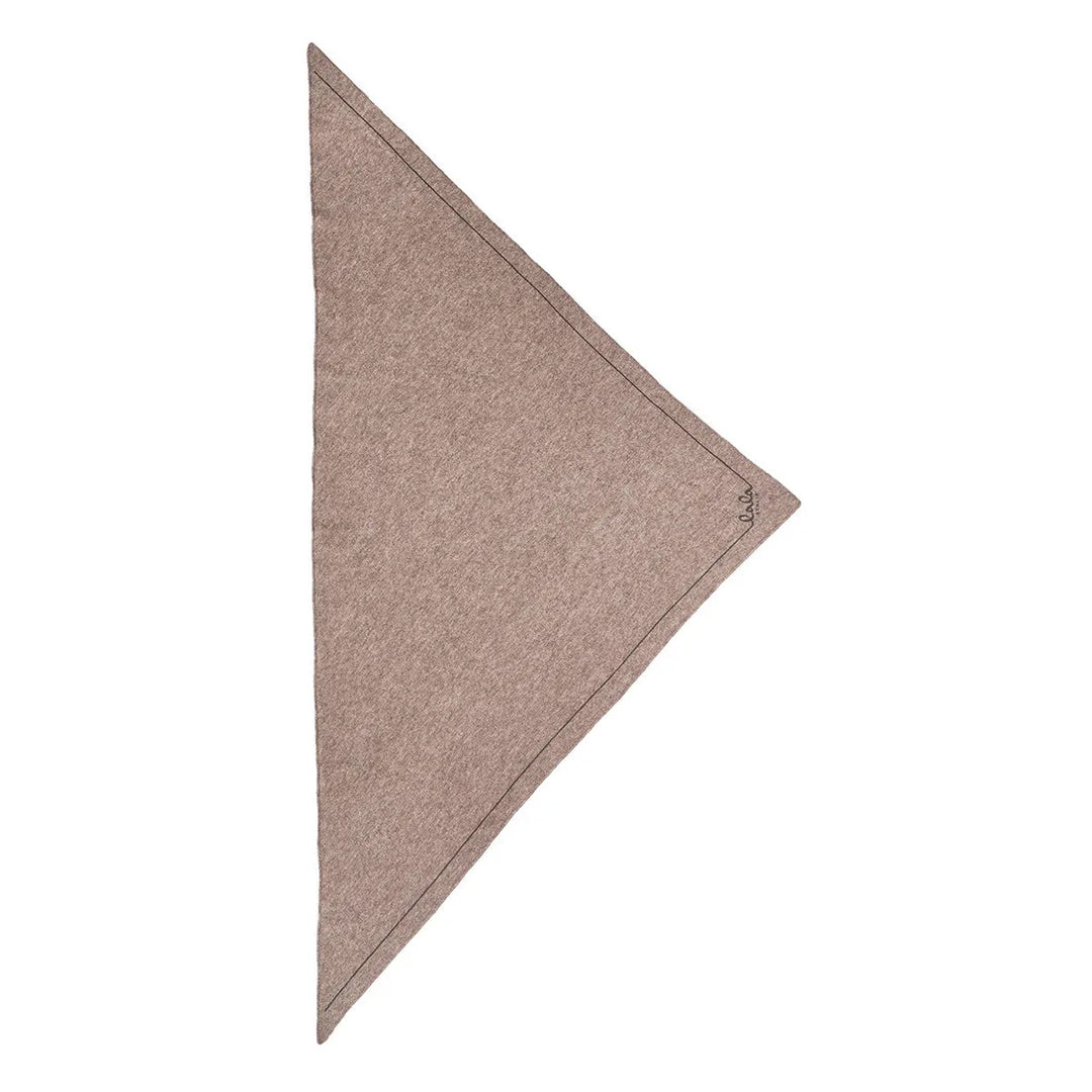 Lala Berlin | Tørklæde | Triangle Solid Logo M - Stradivari/darkbrown melange