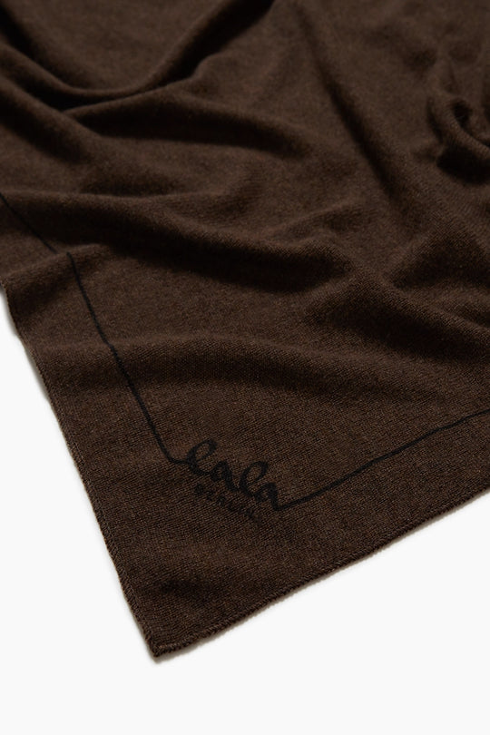 Lala Berlin | Tørklæde | Triangle Solid M cashmere, scricciolo