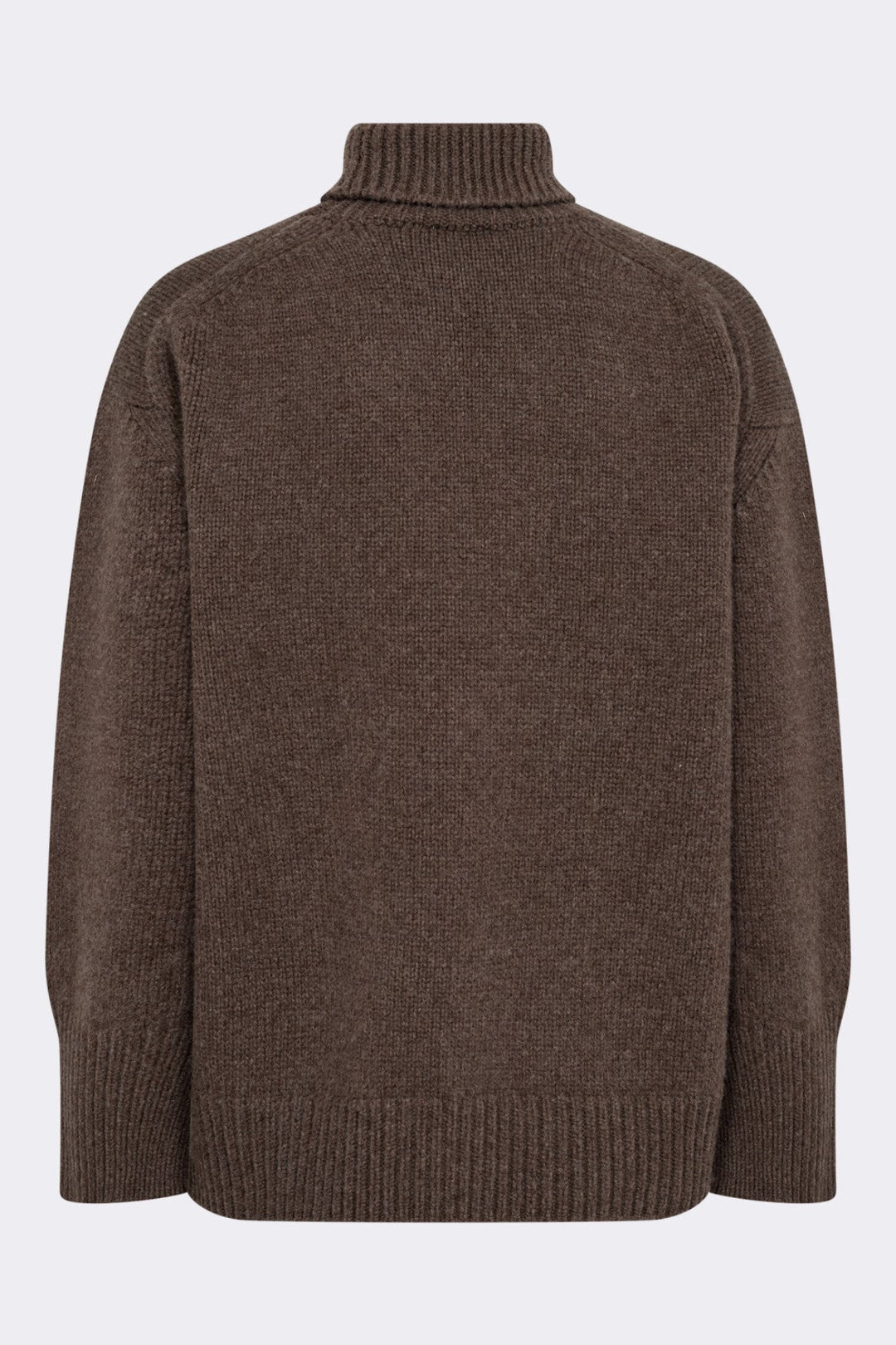 Leveté Room Perle 3 brun strik i merinould og cashmere set bagfra